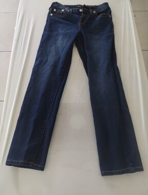 True Religion Ricky Relaxed Straight Side 12 Junior Jeans